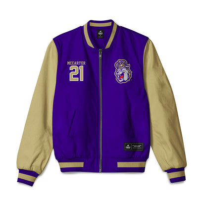 JMU - NCAA Football : Jackson McCarter - Bomber Jacket-0