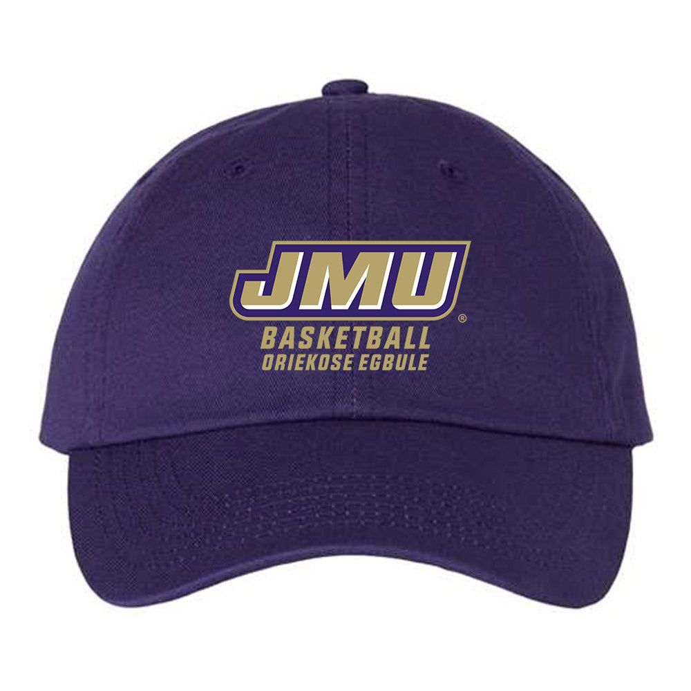 JMU - NCAA Men's Basketball : Oriekose Egbule - Dad Hat-0