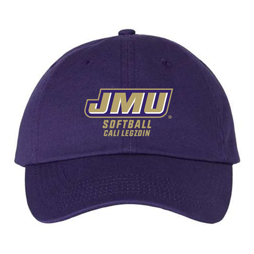 JMU - NCAA Softball : Cali Legzdin - Dad Hat-0