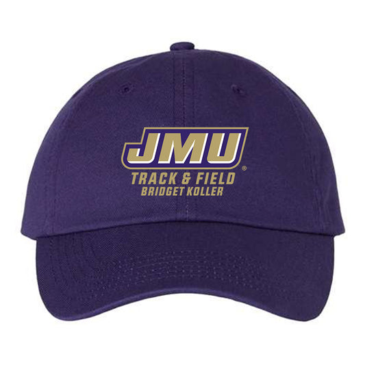 JMU - NCAA Women's Track & Field : Bridget Koller - Dad Hat-0