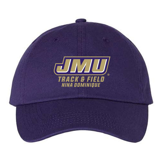 JMU - NCAA Women's Track & Field : Nina Dominique - Dad Hat-0