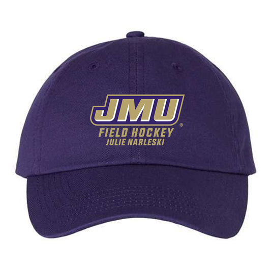 JMU - NCAA Women's Field Hockey : Julie Narleski - Dad Hat-0