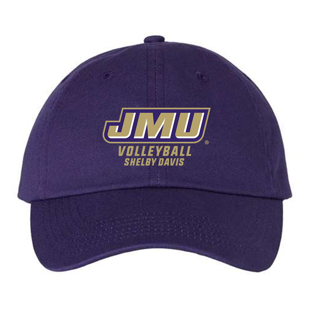 JMU - NCAA Women's Volleyball : Shelby Davis - Dad Hat-0