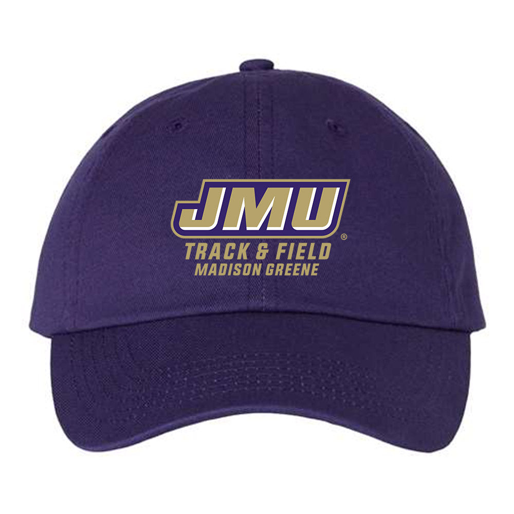 JMU - NCAA Women's Track & Field : Madison Greene - Dad Hat-0