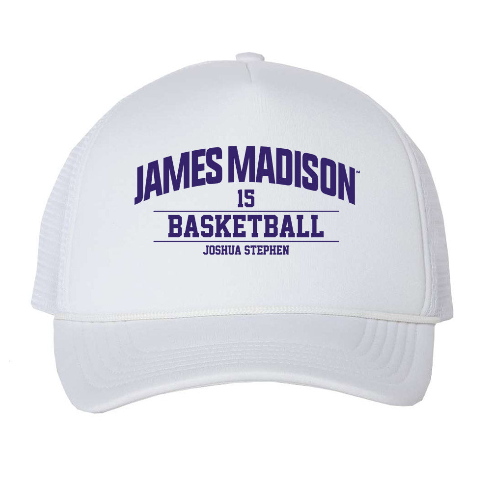 JMU - NCAA Men's Basketball : Joshua Stephen - Trucker Hat-0