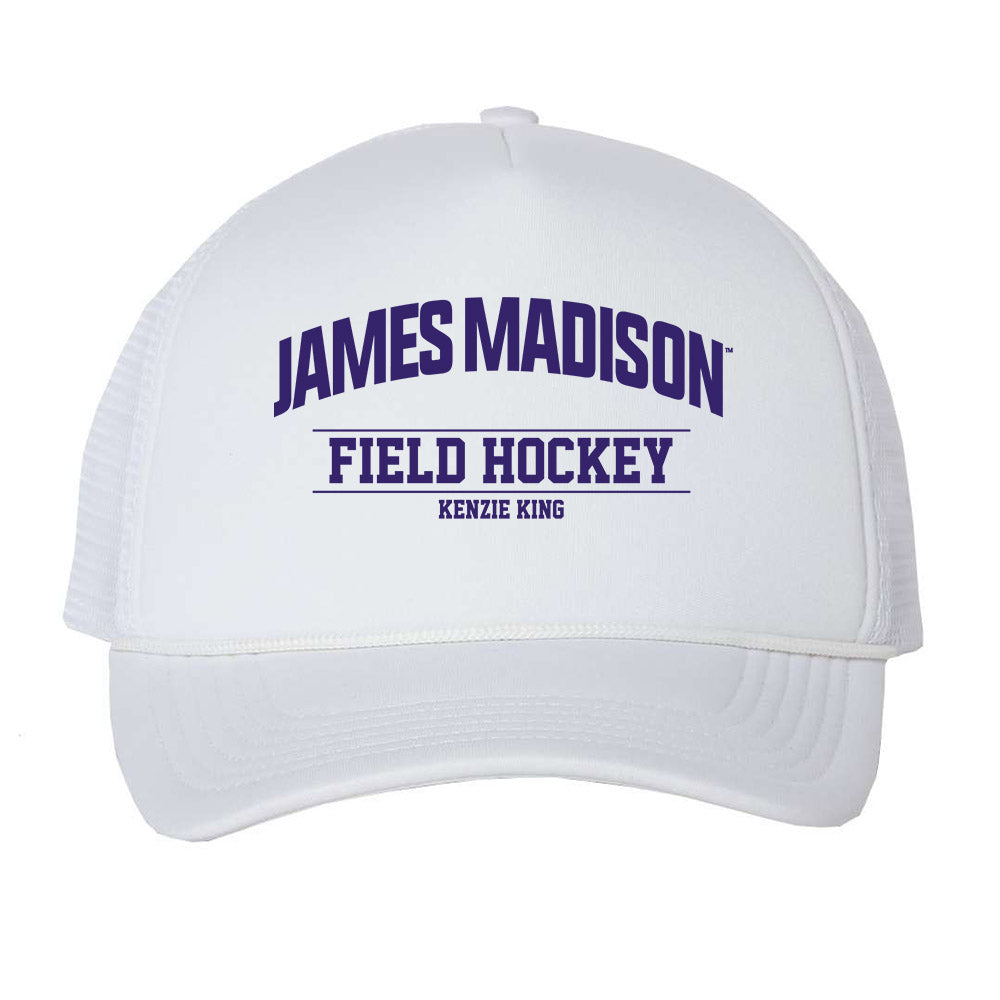 JMU - NCAA Women's Field Hockey : Kenzie King - Trucker Hat-0