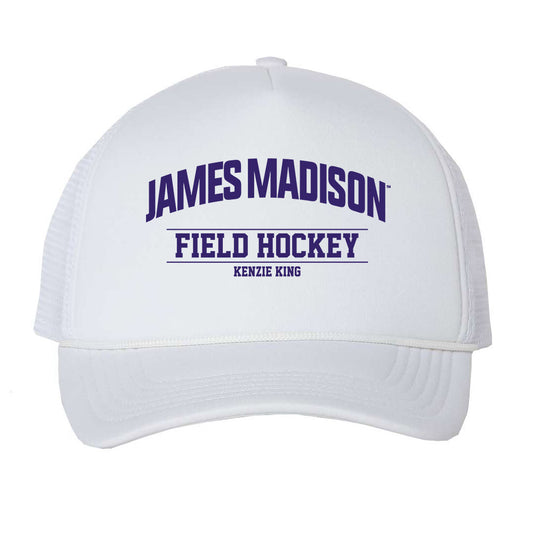 JMU - NCAA Women's Field Hockey : Kenzie King - Trucker Hat-0