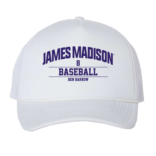 JMU - NCAA Baseball : Ben Barrow - Trucker Hat-0