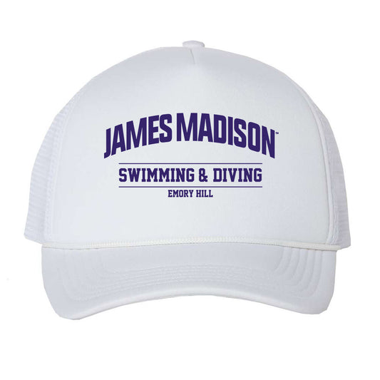 JMU - NCAA Women's Swimming & Diving : Emory Hill - Trucker Hat-0
