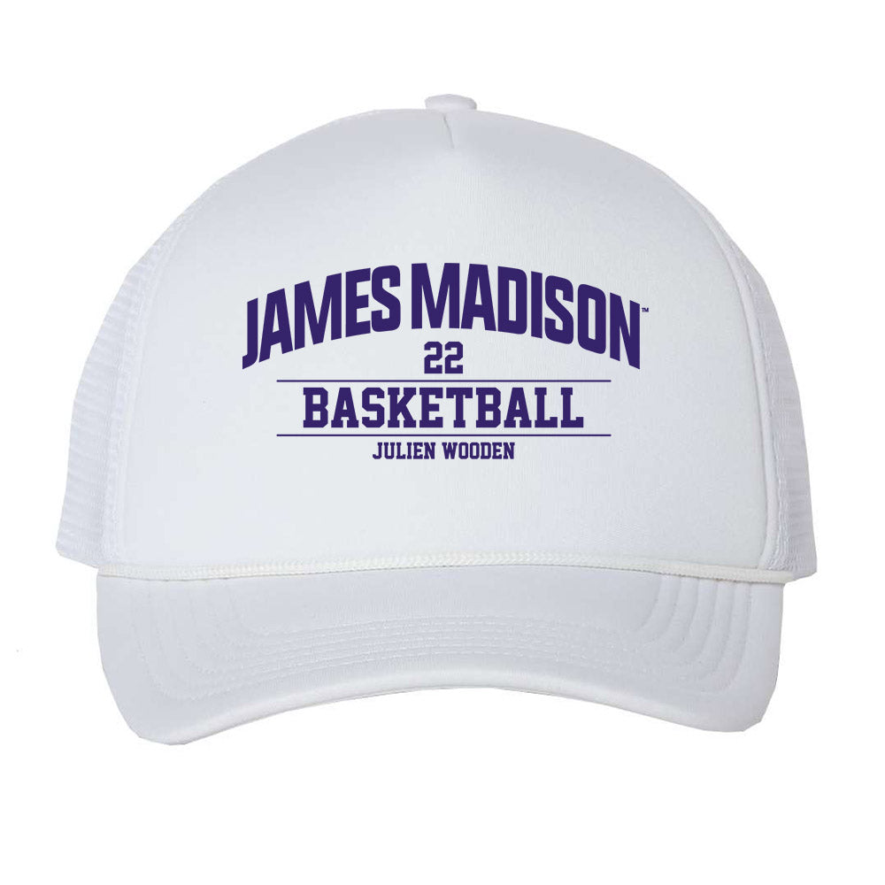 JMU - NCAA Men's Basketball : Julien Wooden - Trucker Hat