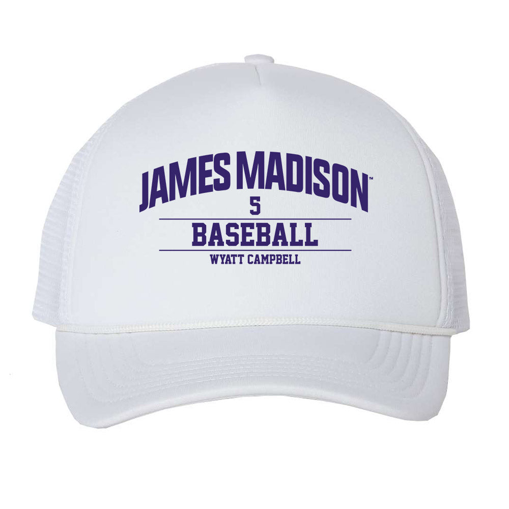 JMU - NCAA Baseball : Wyatt Campbell - Trucker Hat-0