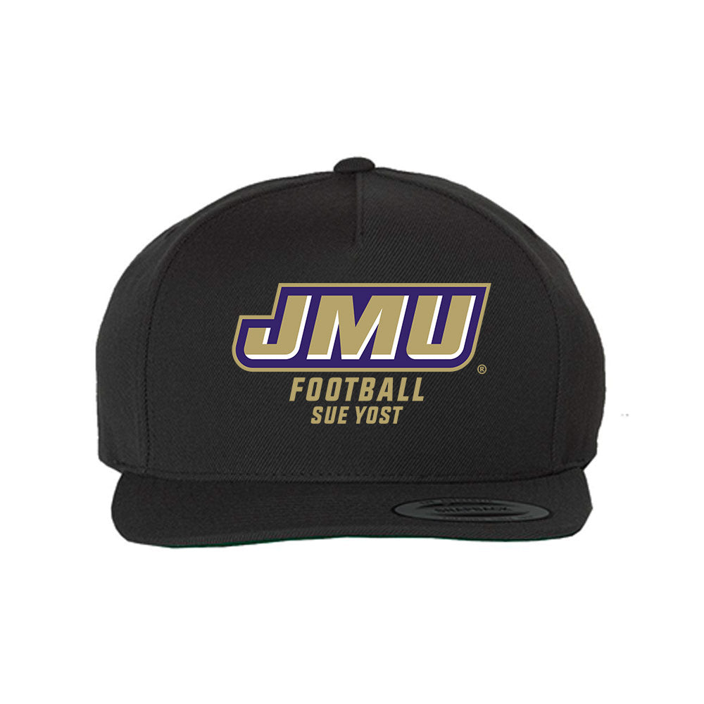 JMU - NCAA Football : Sue Yost - Snapback Hat-0