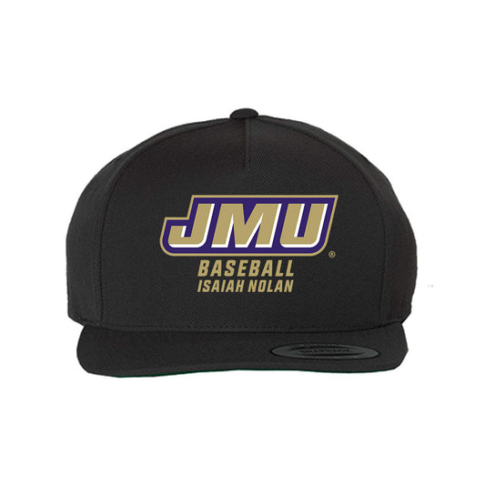 JMU - NCAA Baseball : Isaiah Nolan - Snapback Hat-0