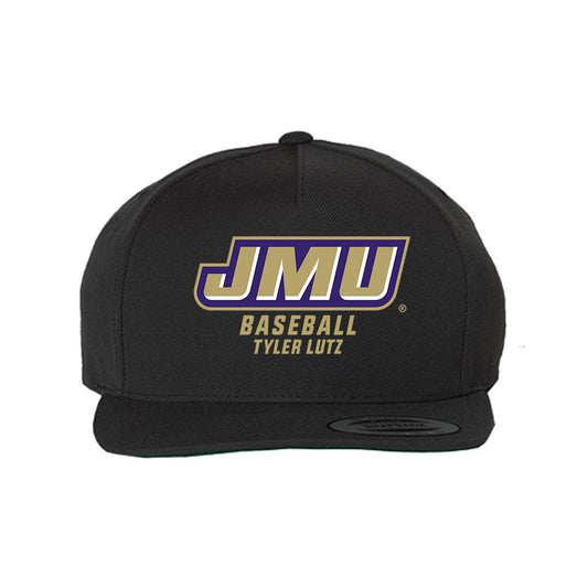 JMU - NCAA Baseball : Tyler Lutz - Snapback Hat-0