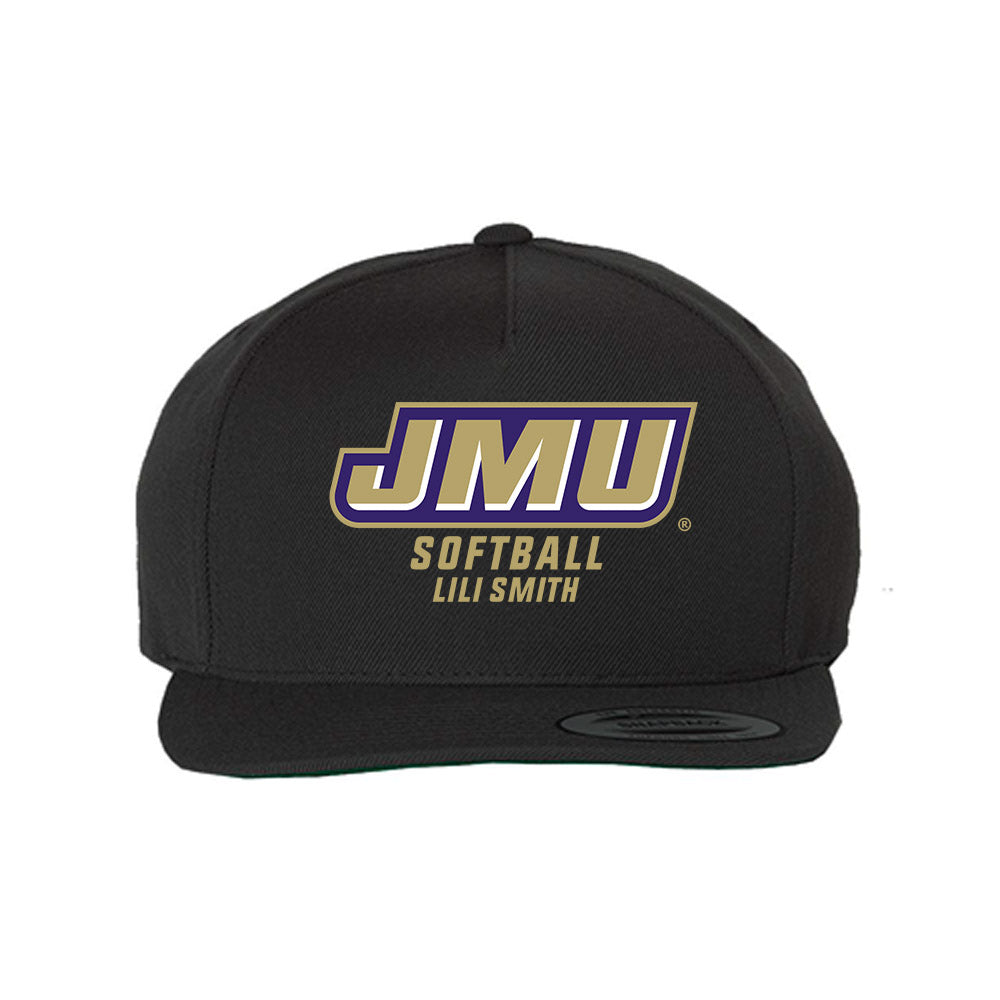 JMU - NCAA Softball : Lili Smith - Snapback Hat-0