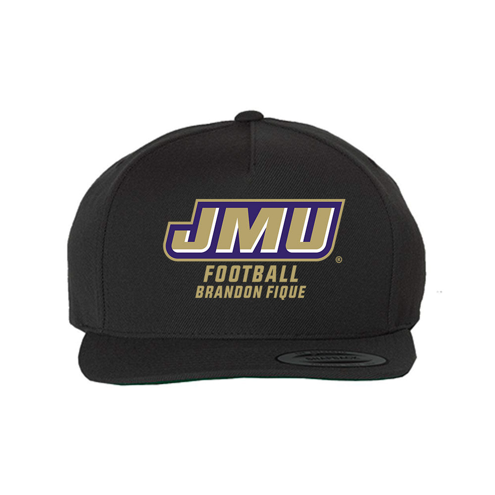 JMU - NCAA Football : Brandon Fique - Snapback Hat-0