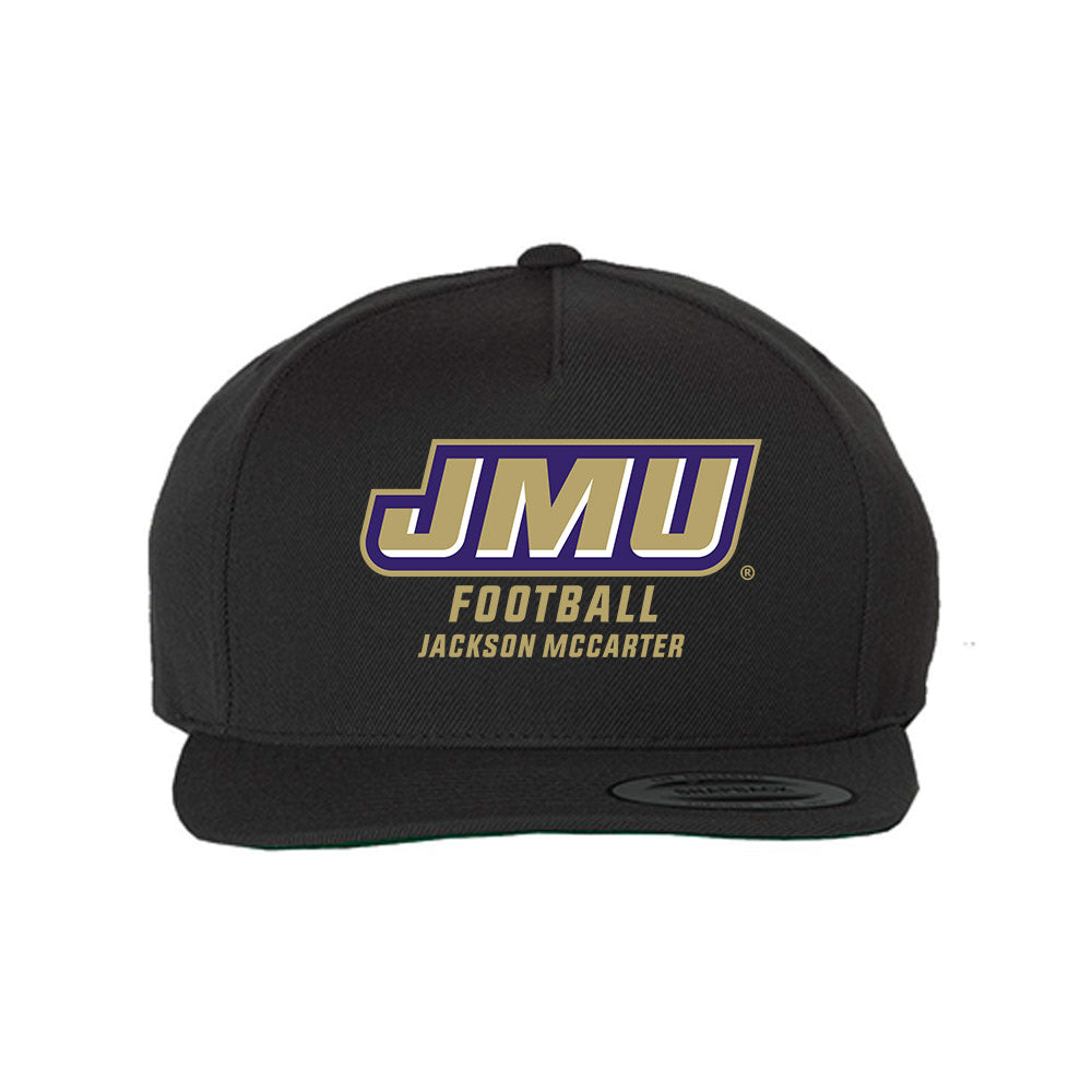 JMU - NCAA Football : Jackson McCarter - Snapback Hat-0