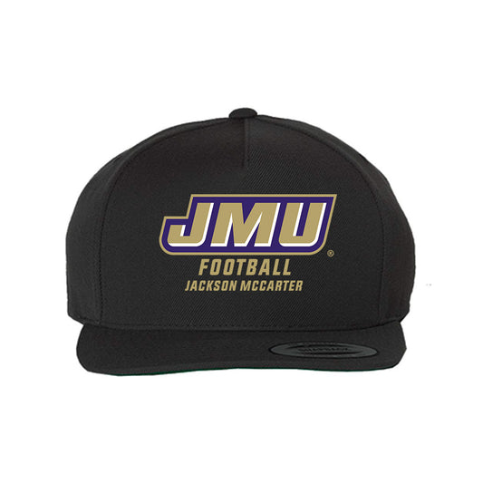 JMU - NCAA Football : Jackson McCarter - Snapback Hat-0