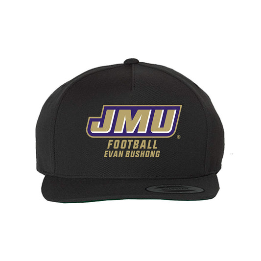 JMU - NCAA Football : Evan Bushong - Snapback Hat-0