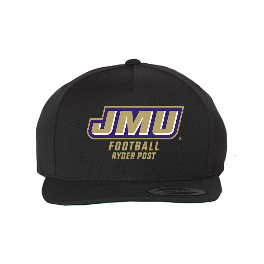 JMU - NCAA Football : Ryder Post - Snapback Hat-0