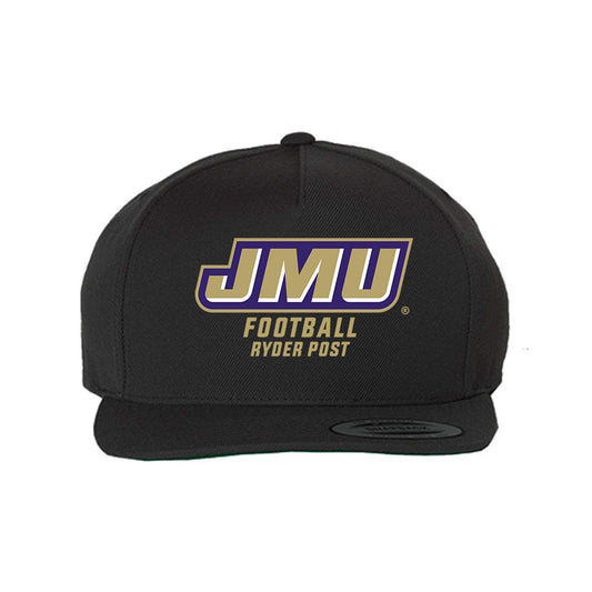 JMU - NCAA Football : Ryder Post - Snapback Hat-0