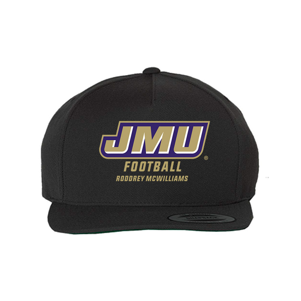 JMU - NCAA Football : Roddrey McWilliams - Snapback Hat-0