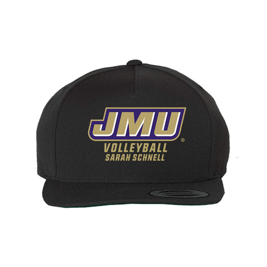 JMU - NCAA Women's Volleyball : Sarah Schnell - Snapback Hat-0