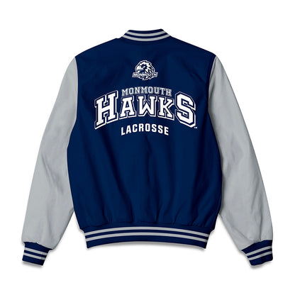 Monmouth - NCAA Men's Lacrosse : Mitch Boudreau - Bomber Jacket-1