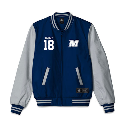 Monmouth - NCAA Baseball : Colin Ruddy - Bomber Jacket-0