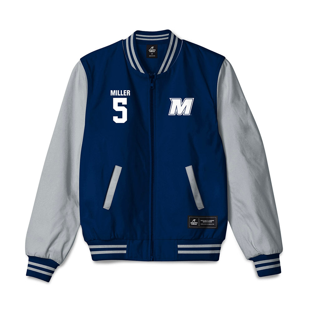 Monmouth - NCAA Football : Dymere Miller - Bomber Jacket