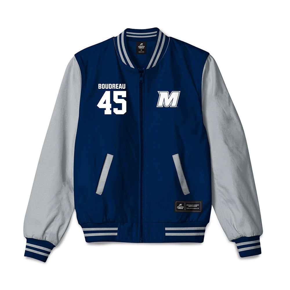 Monmouth - NCAA Men's Lacrosse : Mitch Boudreau - Bomber Jacket-0