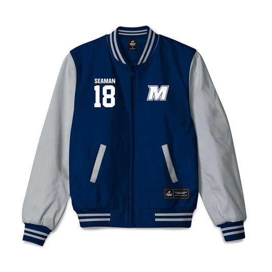 Monmouth - NCAA Men's Lacrosse : Gavin Seaman - Bomber Jacket-0