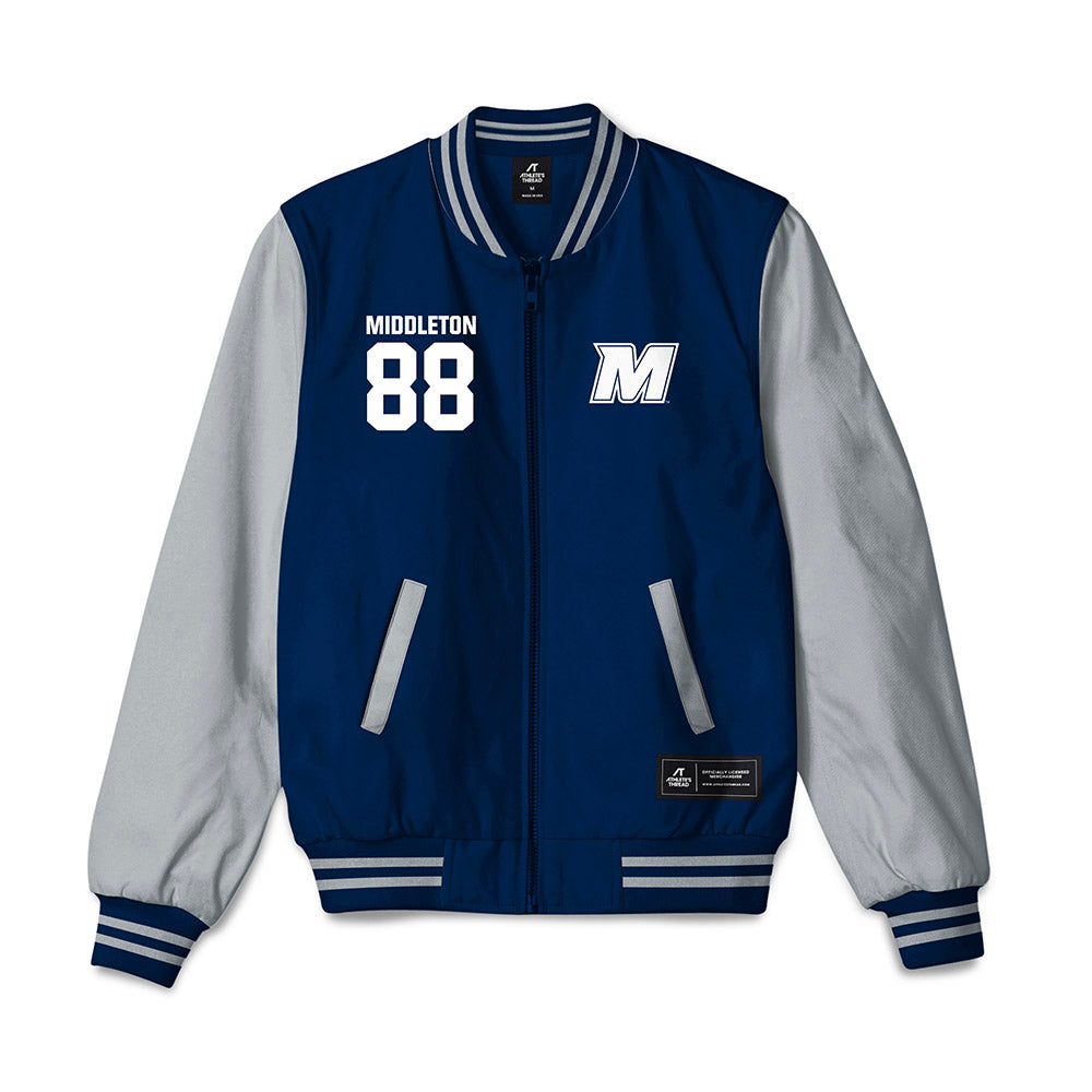 Monmouth - NCAA Football : Marcus Middleton - Bomber Jacket