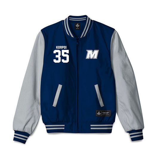 Monmouth - NCAA Football : Sam Korpoi - Bomber Jacket