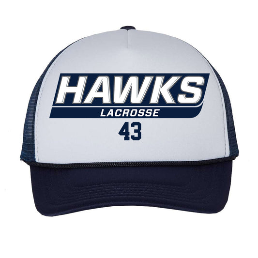 Monmouth - NCAA Men's Lacrosse : Lance Martineau - Trucker Hat-0