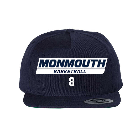 Monmouth - NCAA Men's Basketball : Christopher Green - Snapback Hat-0