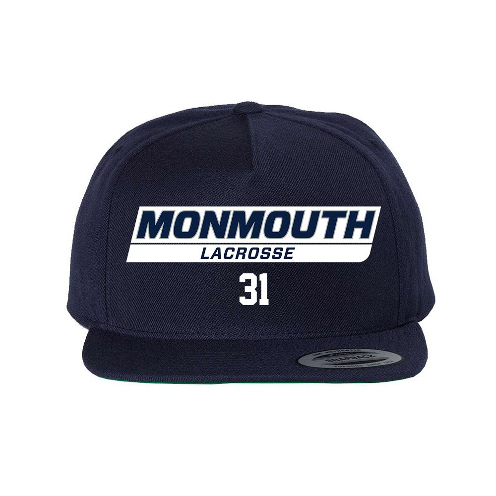 Monmouth - NCAA Men's Lacrosse : Brayden Lasensky - Snapback Hat-0