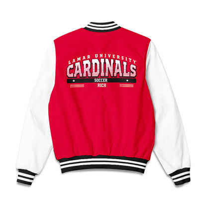 Lamar - NCAA Women's Soccer : Maddie Rich - Bomber Jacket