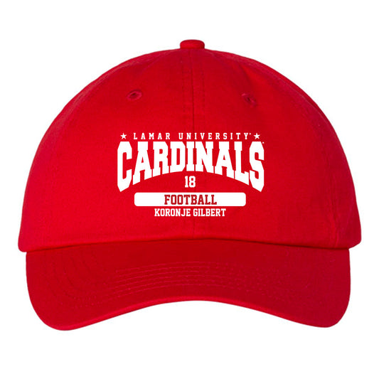 Lamar - NCAA Football : Koronje Gilbert - Dad Hat