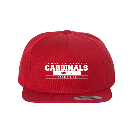 Lamar - NCAA Women's Soccer : Maddie Rich - Snapback Hat