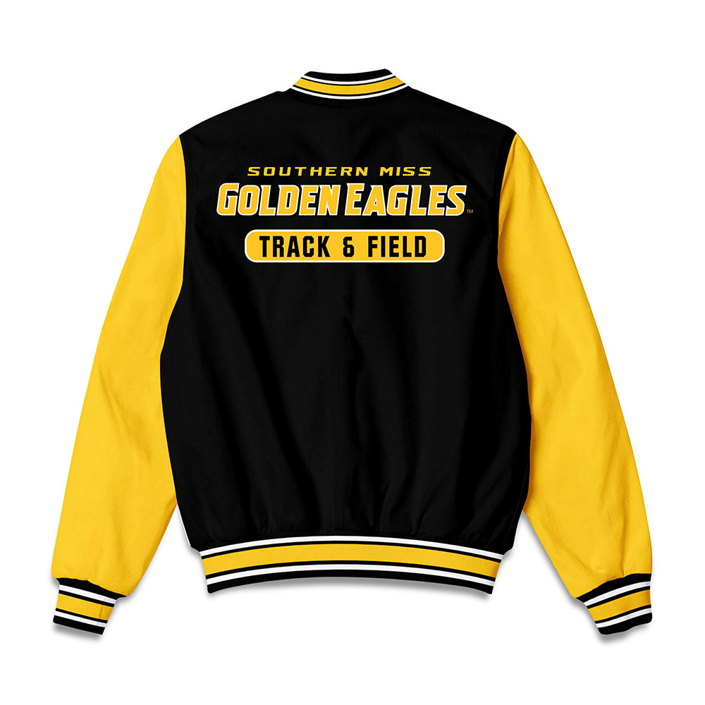 Southern Miss - NCAA Men's Track & Field : Mike Jones - Bomber Jacket-1