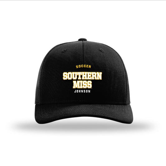 Southern Miss - NCAA Women's Soccer : Saliah Johnson - Snapback Trucker Hat-0