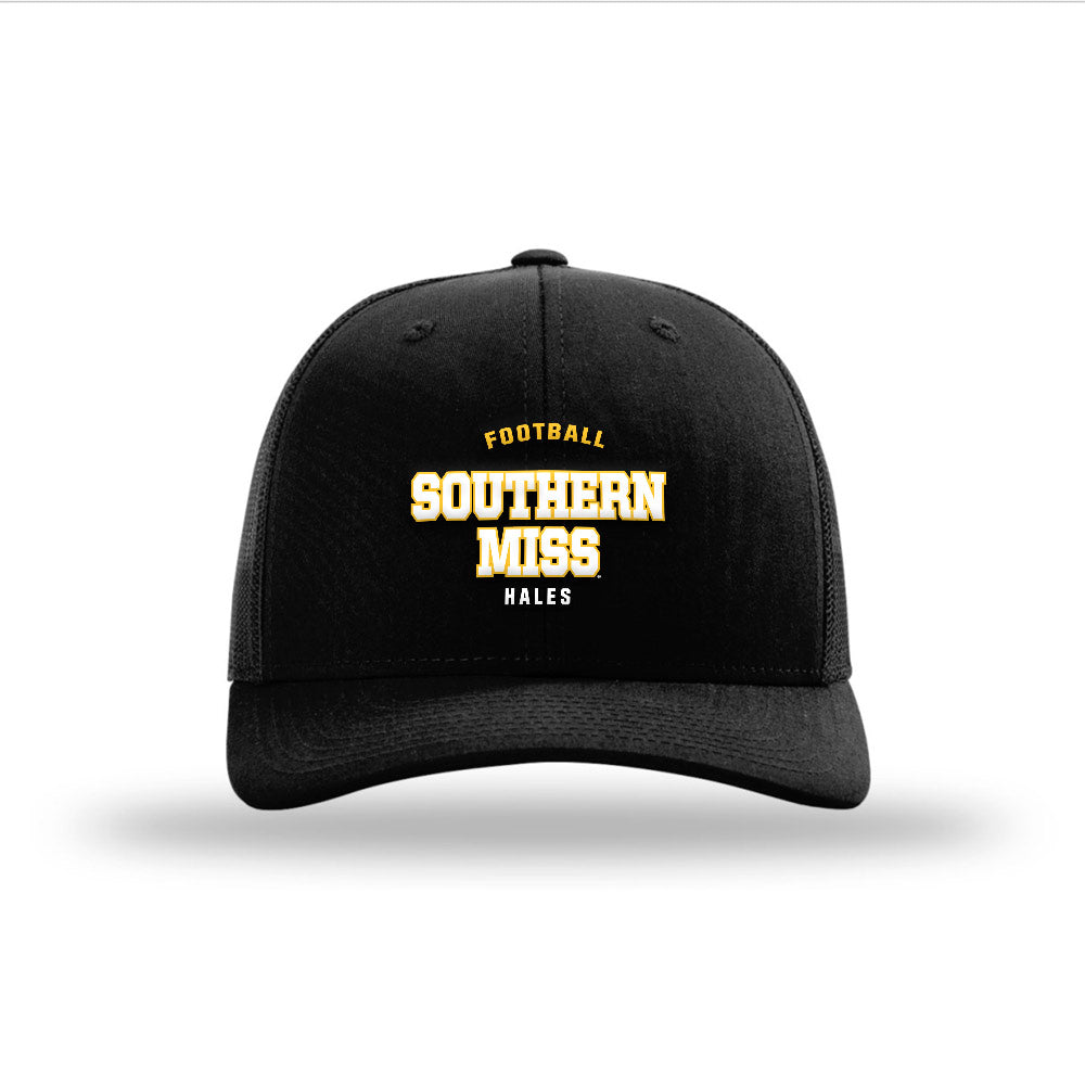 Southern Miss - NCAA Football : Zavian Hales - Snapback Trucker Hat-0