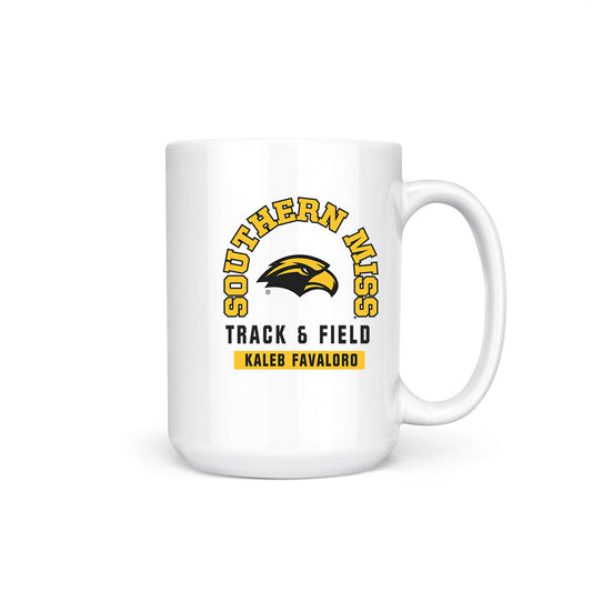 Southern Miss - NCAA Men's Track & Field : Kaleb Favaloro - Coffee Mug-0