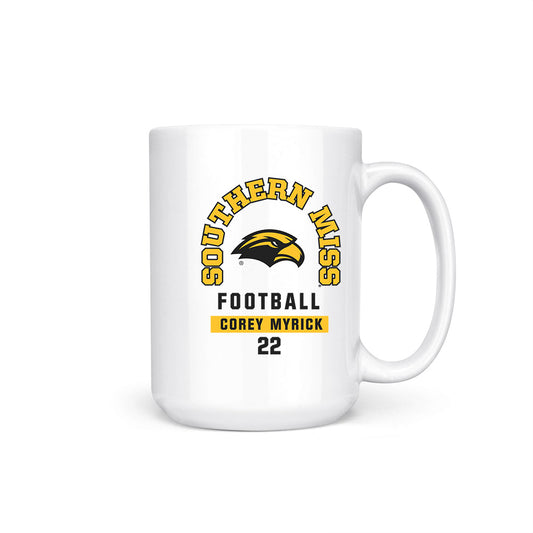 Southern Miss - NCAA Football : Corey Myrick - Coffee Mug-0