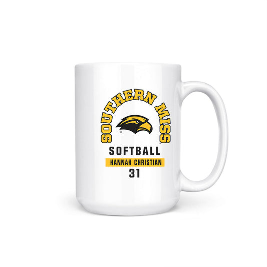 Southern Miss - NCAA Softball : Hannah Christian - Coffee Mug-0