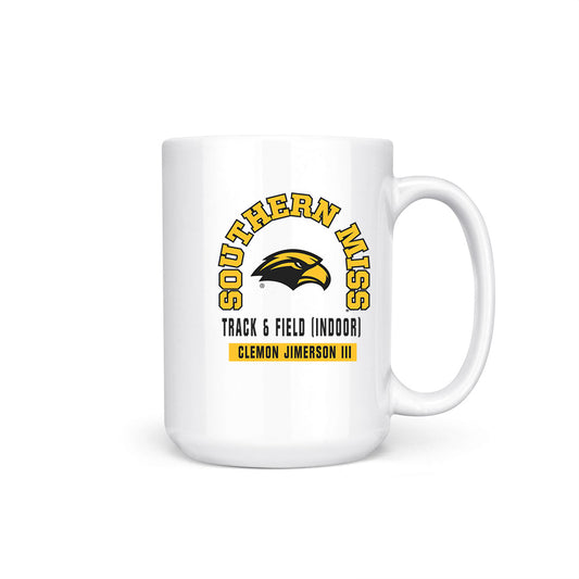 Southern Miss - NCAA Men's Track & Field : Clemon Jimerson III - Coffee Mug-0