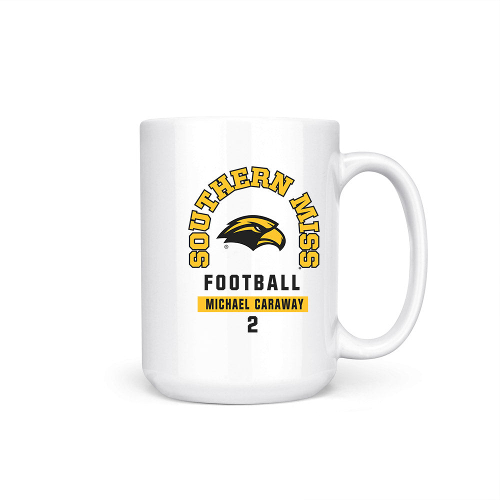 Southern Miss - NCAA Football : Michael Caraway - Coffee Mug-0