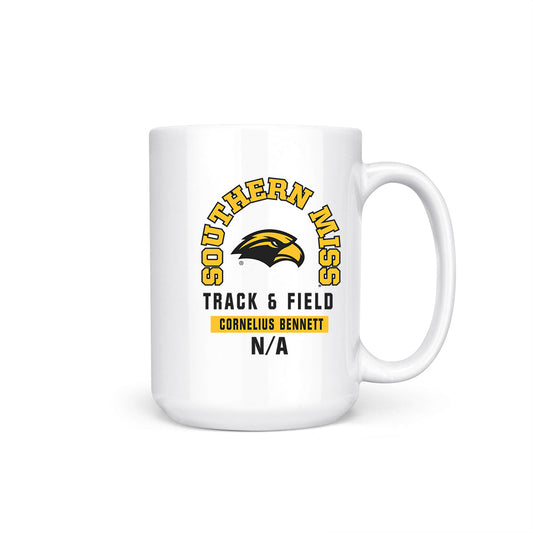 Southern Miss - NCAA Men's Track & Field : Cornelius Bennett - Coffee Mug-0