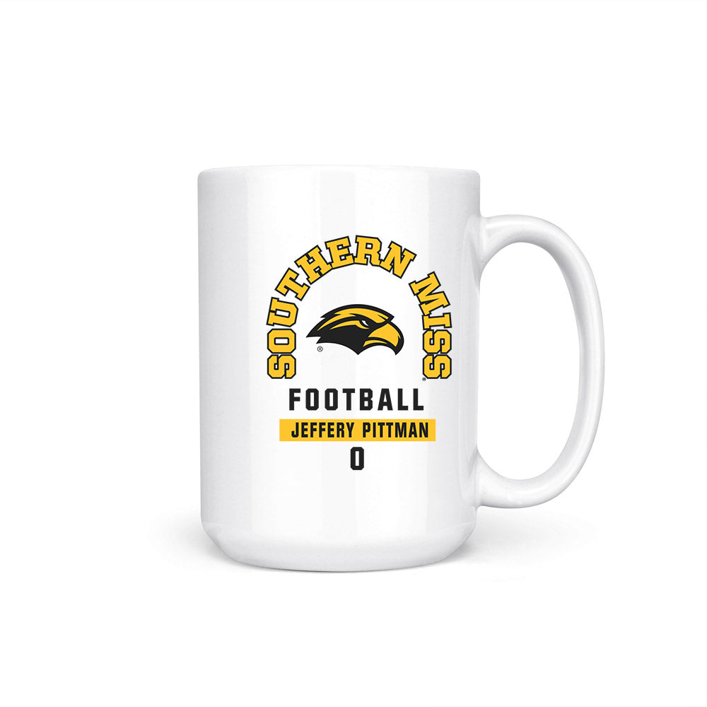Southern Miss - NCAA Football : Jeffery Pittman - Coffee Mug-0